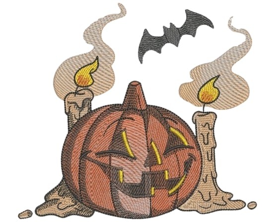 Spooky Jack O Lantern With Candles Spooky Jack O Lantern With Candles