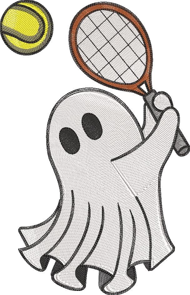 Ghost With Tennis Ghost With Tennis