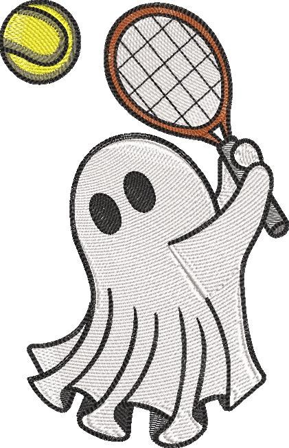 Ghost With Tennis Ghost With Tennis