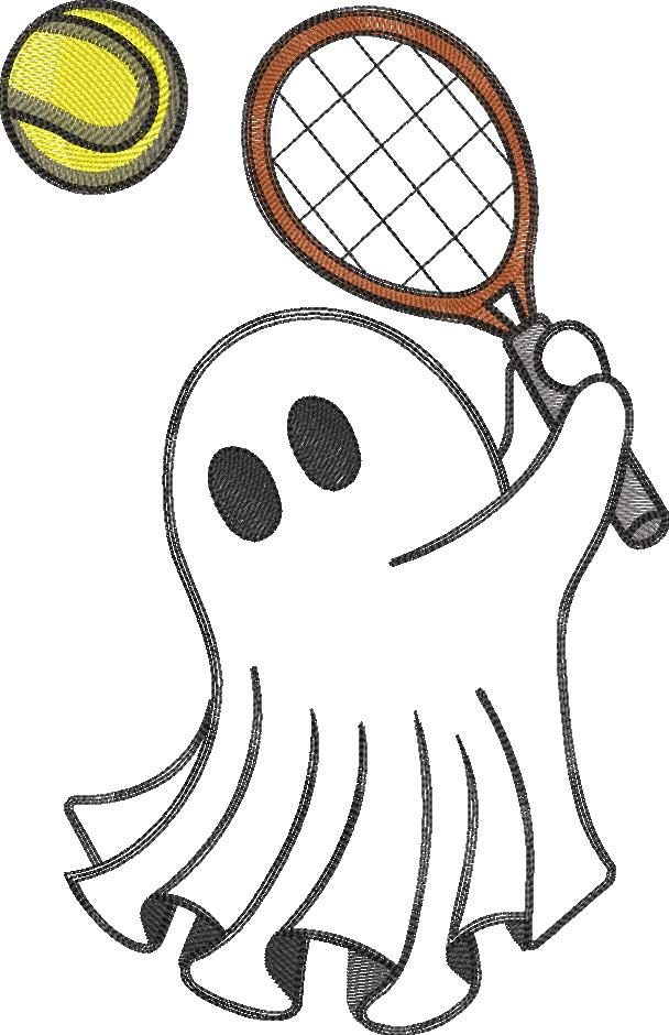 Ghost With Tennis Ghost With Tennis