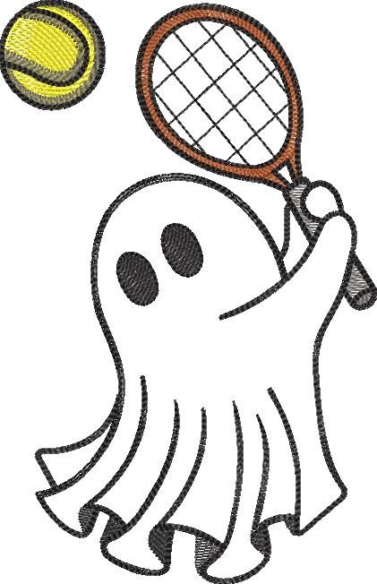 Ghost With Tennis Ghost With Tennis
