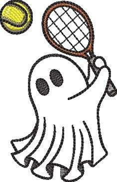 Ghost With Tennis Ghost With Tennis
