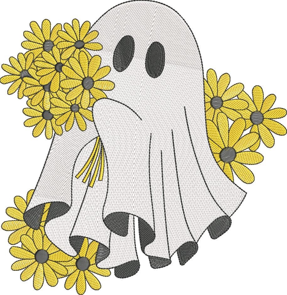 Spooky Floral Ghost Spooky Floral Ghost