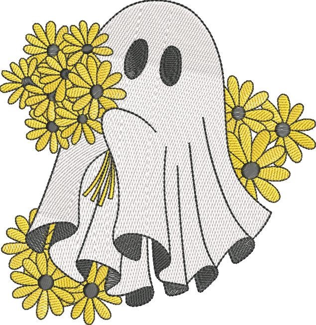 Spooky Floral Ghost Spooky Floral Ghost