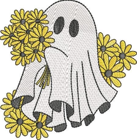 Spooky Floral Ghost Spooky Floral Ghost