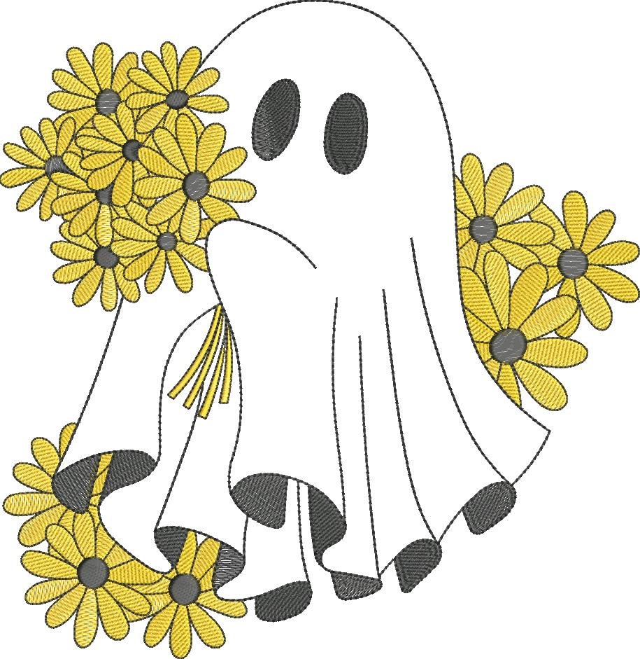 Spooky Floral Ghost Spooky Floral Ghost