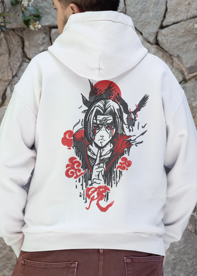 Itachi Uchiha Embroidery Design