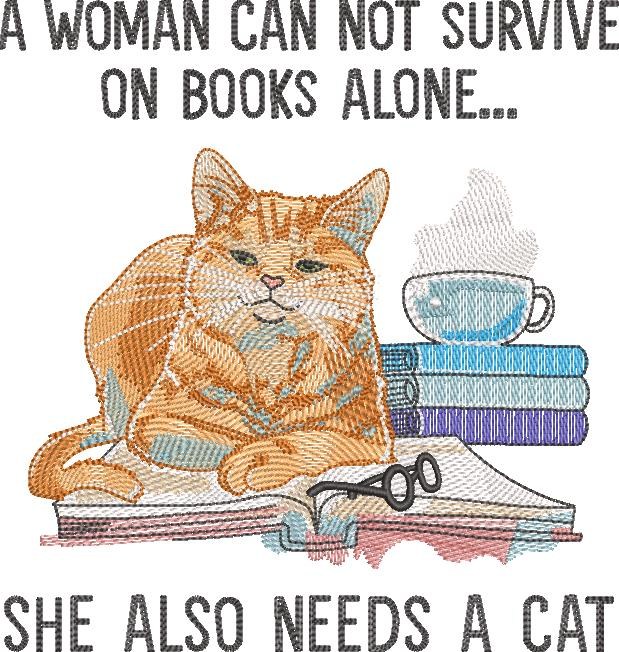 A Woman Needs a Cat Quote A Woman Needs a Cat Quote