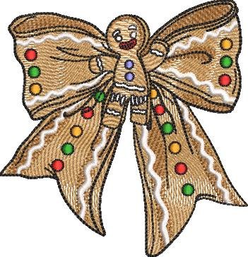 Gingerbread Bow Gingerbread Bow