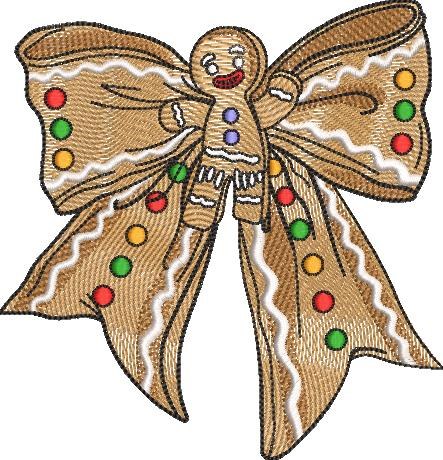 Gingerbread Bow Gingerbread Bow
