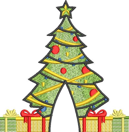 Christmas Tree With Presents Christmas Tree With Presents