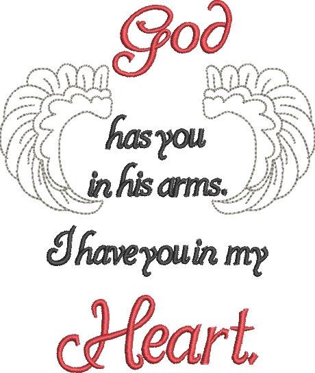 God Has You In Arms Grief Quote God Has You In Arms Grief Quote