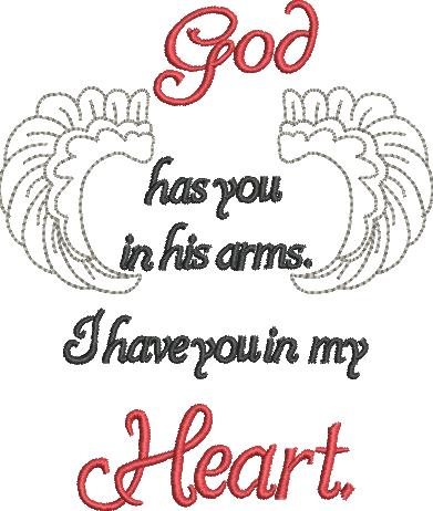 God Has You In Arms Grief Quote God Has You In Arms Grief Quote