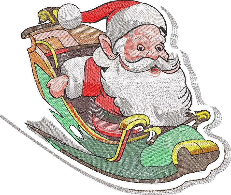 Santa Claus On Sleigh Santa Claus On Sleigh