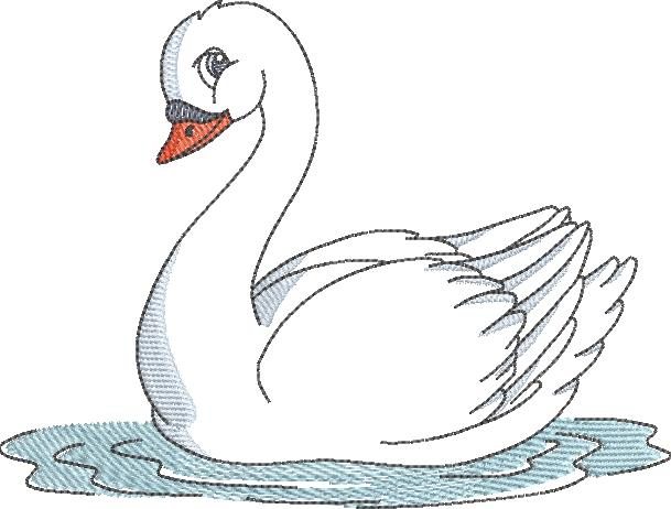 Swan Line Art Swan Line Art