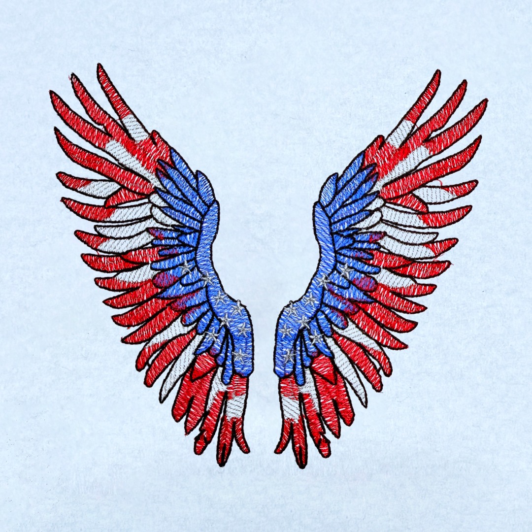 American Flag Angel Wings American Flag Angel Wings