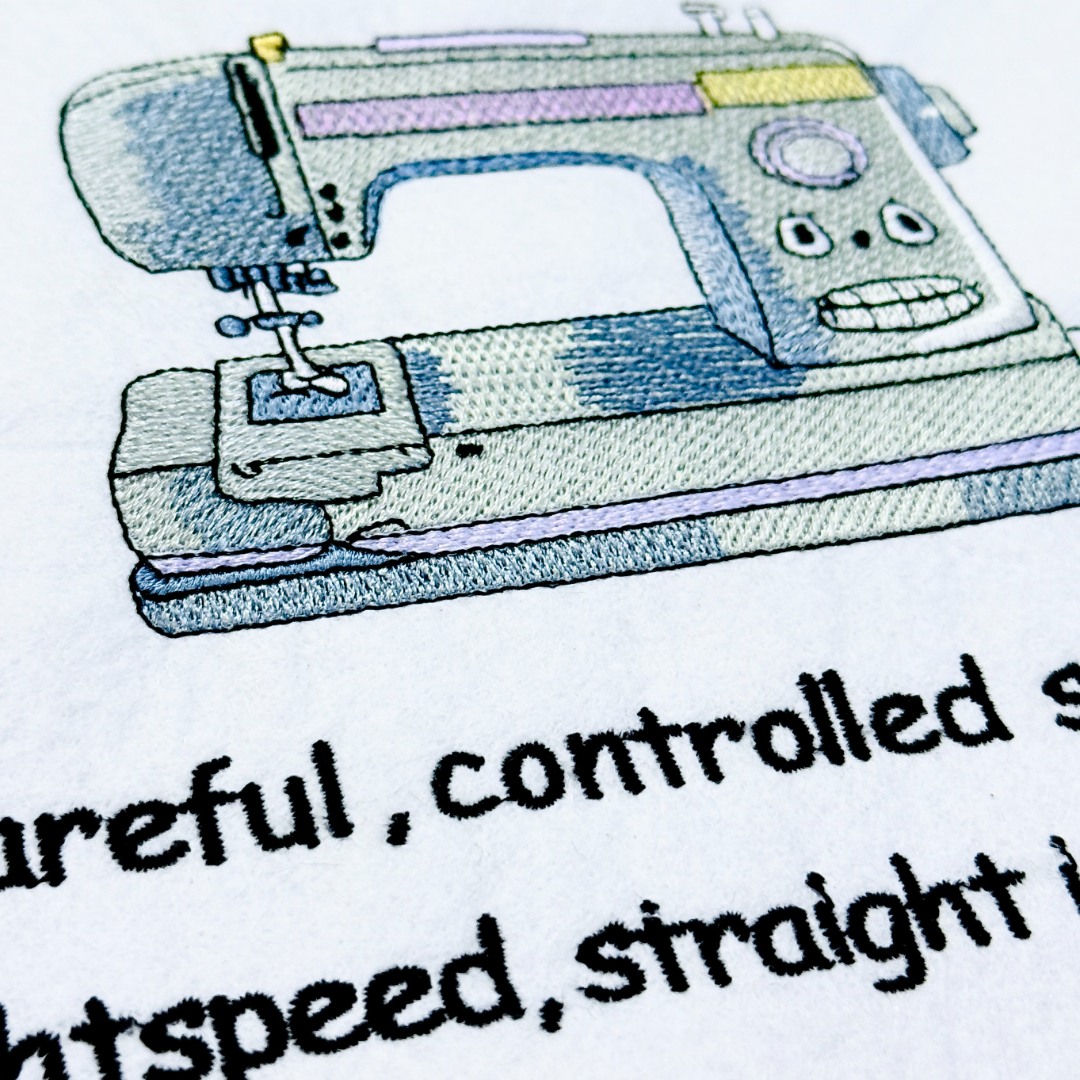 Sewing Machine Speeds Funny Quote Sewing Machine Speeds Funny Quote
