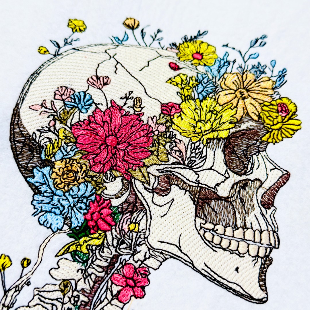 Floral Blooming Skeleton Floral Blooming Skeleton