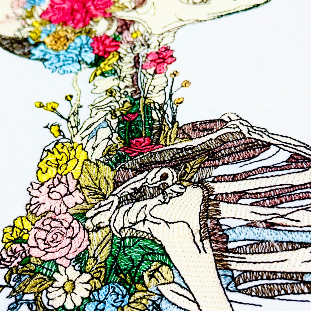 Floral Blooming Skeleton Floral Blooming Skeleton