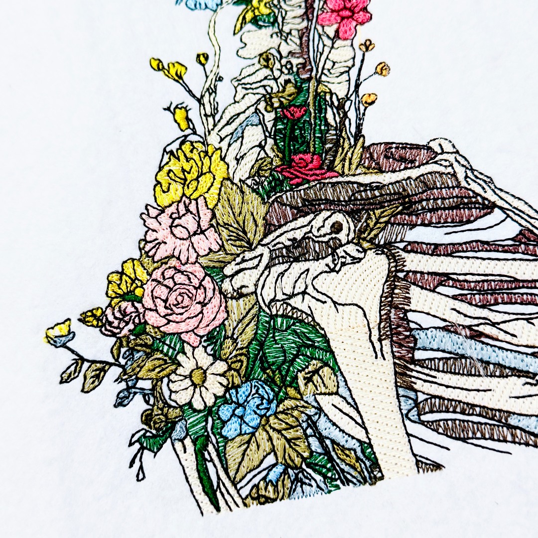 Floral Blooming Skeleton Floral Blooming Skeleton