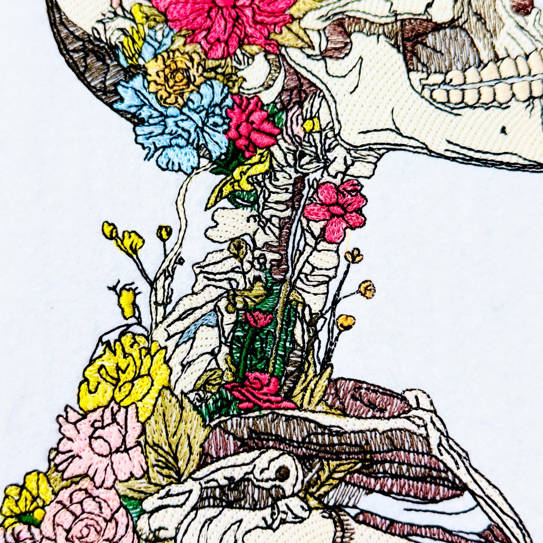 Floral Blooming Skeleton Floral Blooming Skeleton