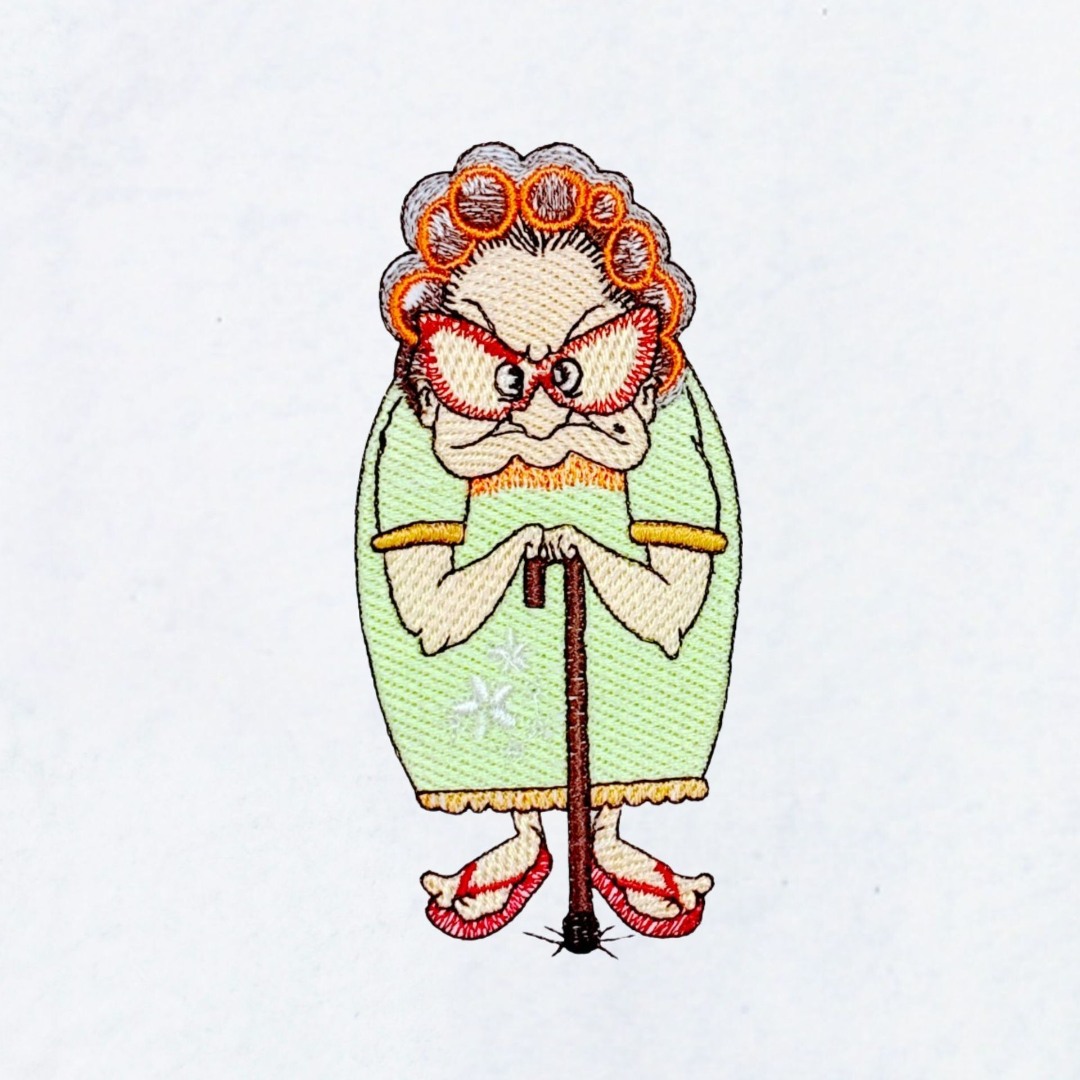 Funny Grandma With Glasses