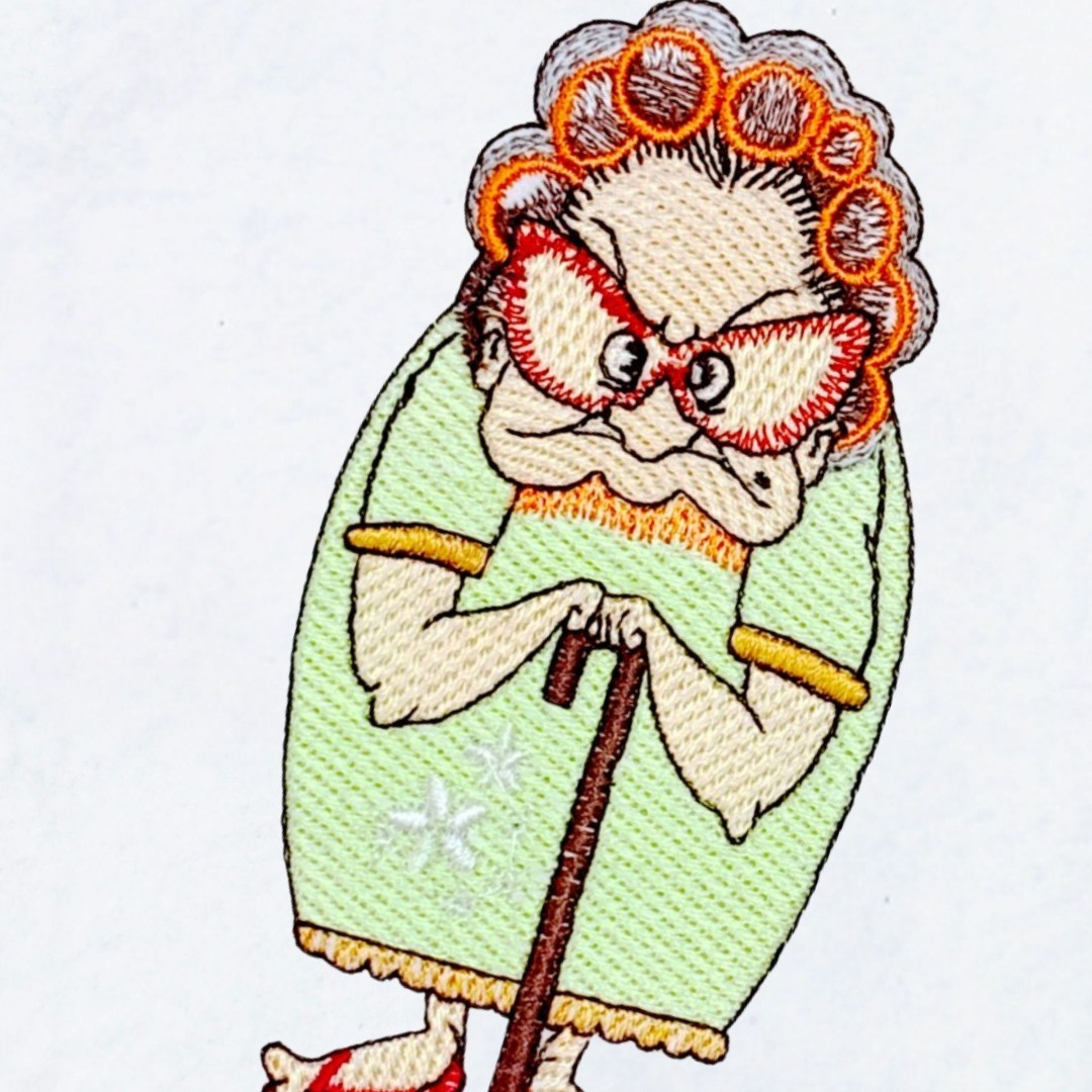 Funny Grandma With Glasses