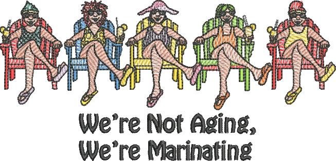 We're Not Aging Funny Ladies We're Not Aging Funny Ladies