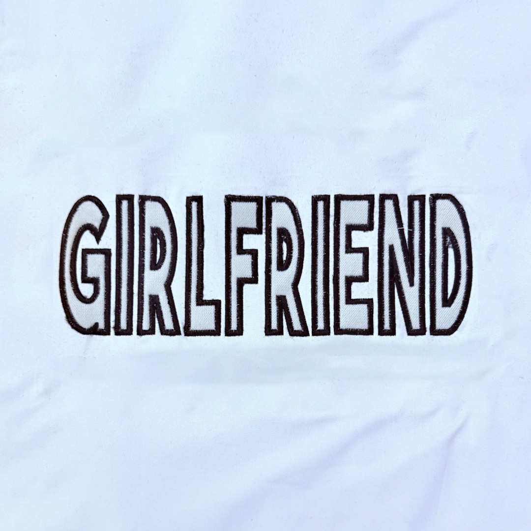 Girl Friend Applique Embroidery Design Girl Friend Applique Embroidery Design