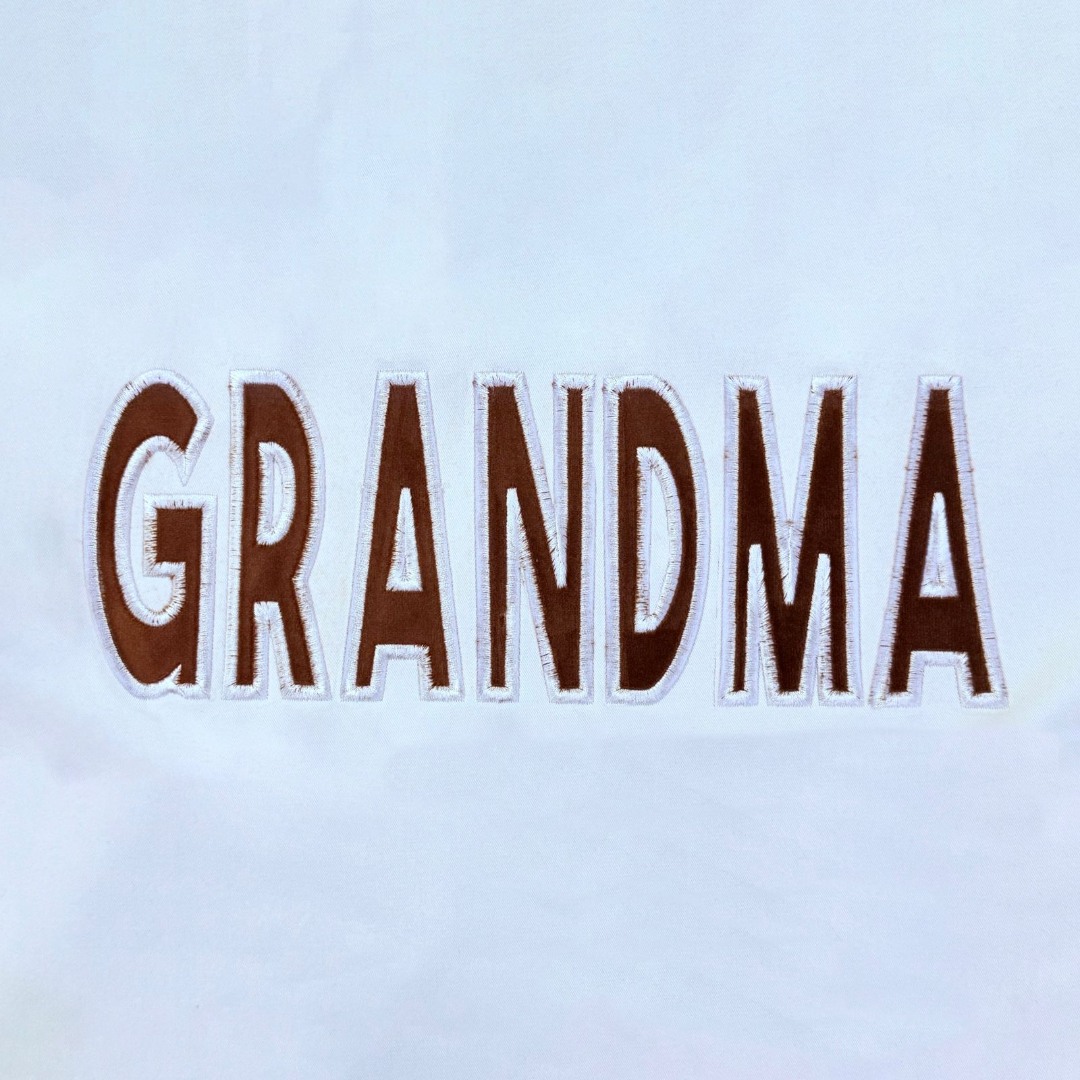 Grandma Applique Embroidery Design Grandma Applique Embroidery Design
