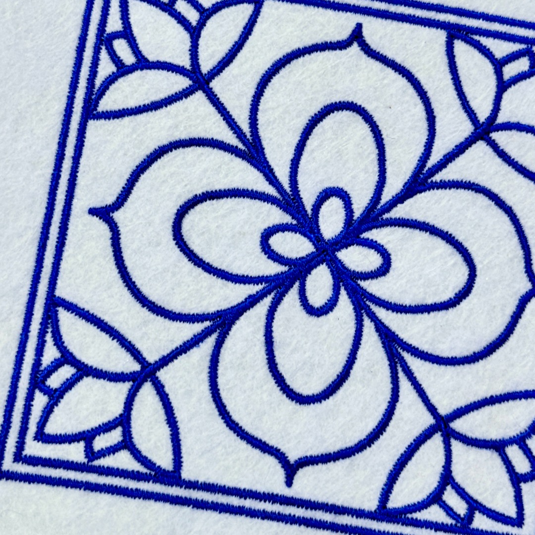 Floral Square Frame Floral Square Frame