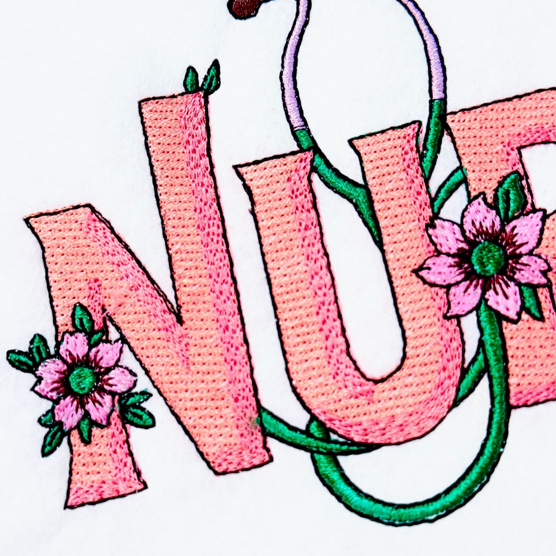 Floral Nurse Logo Floral Nurse Logo