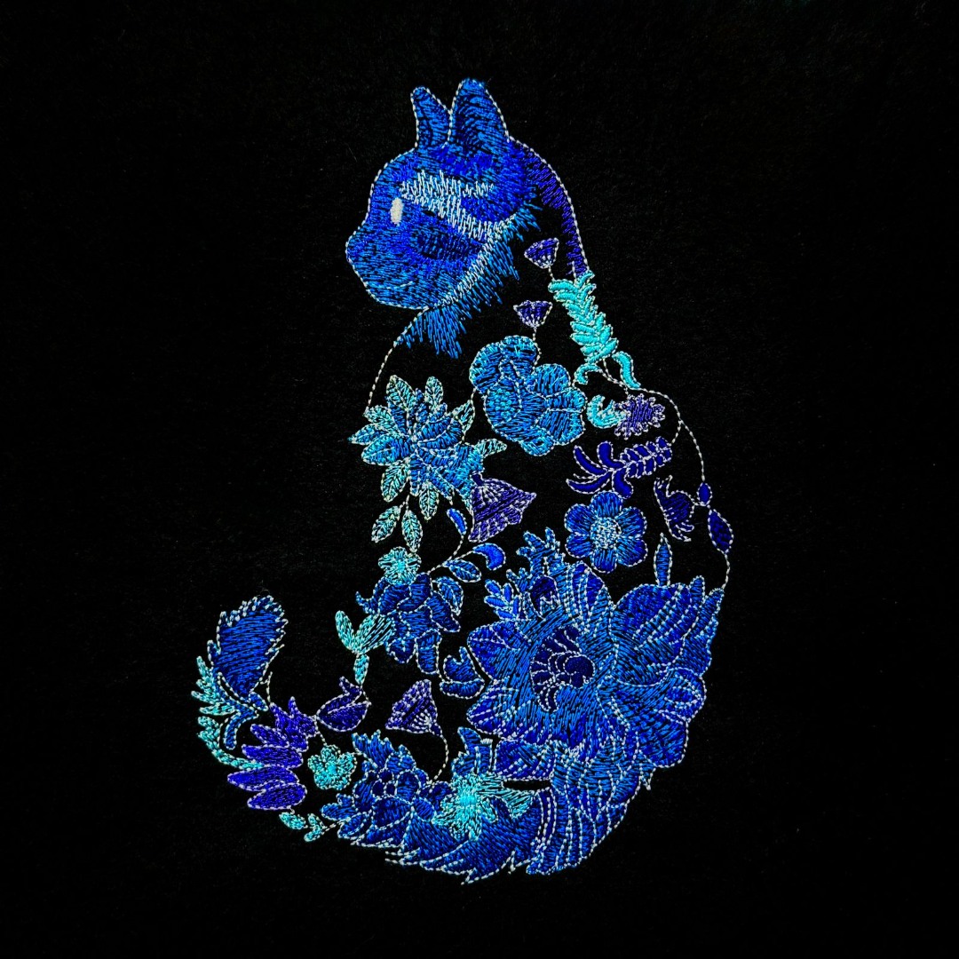 Floral Cat Floral Cat