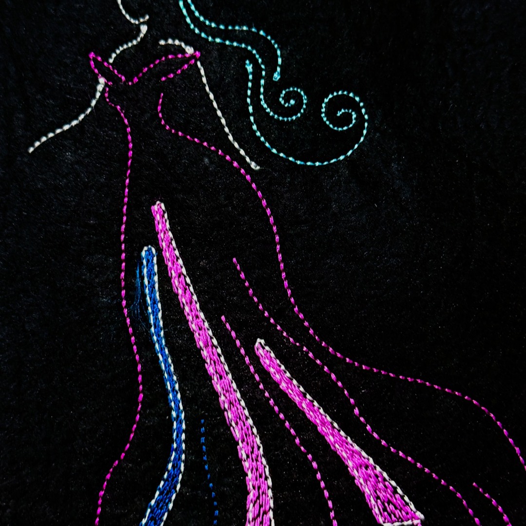 Crown Princess Line Art Design
