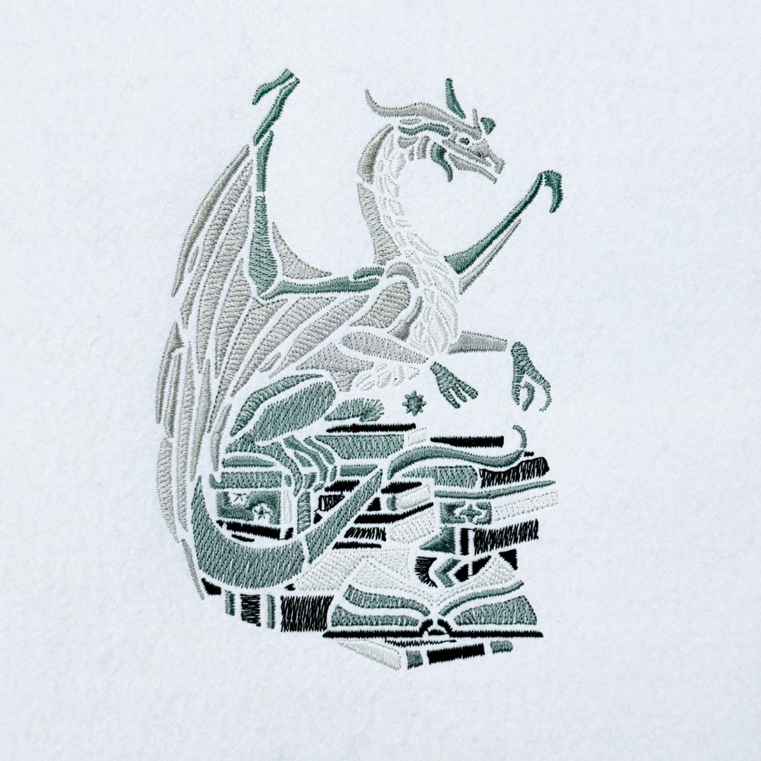 Monochrome Dragon on Books