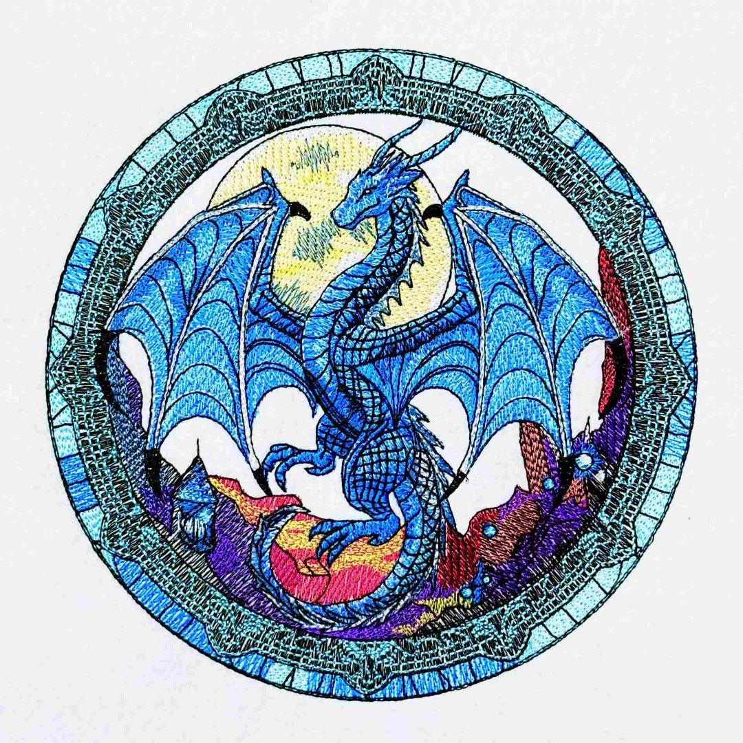 Celestial Moon Dragon Medallion Celestial Moon Dragon Medallion