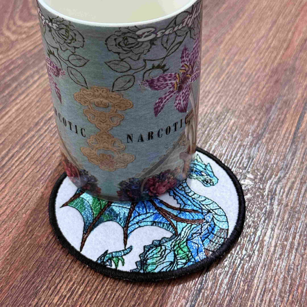 Moon Dragon ITH Coaster Moon Dragon ITH Coaster
