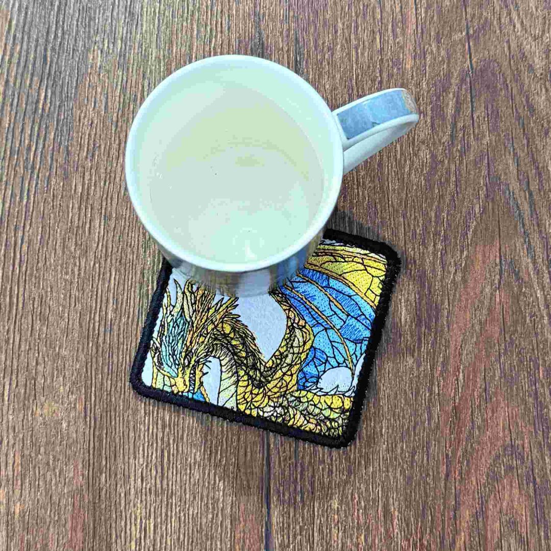 Gold Dragon ITH Coaster