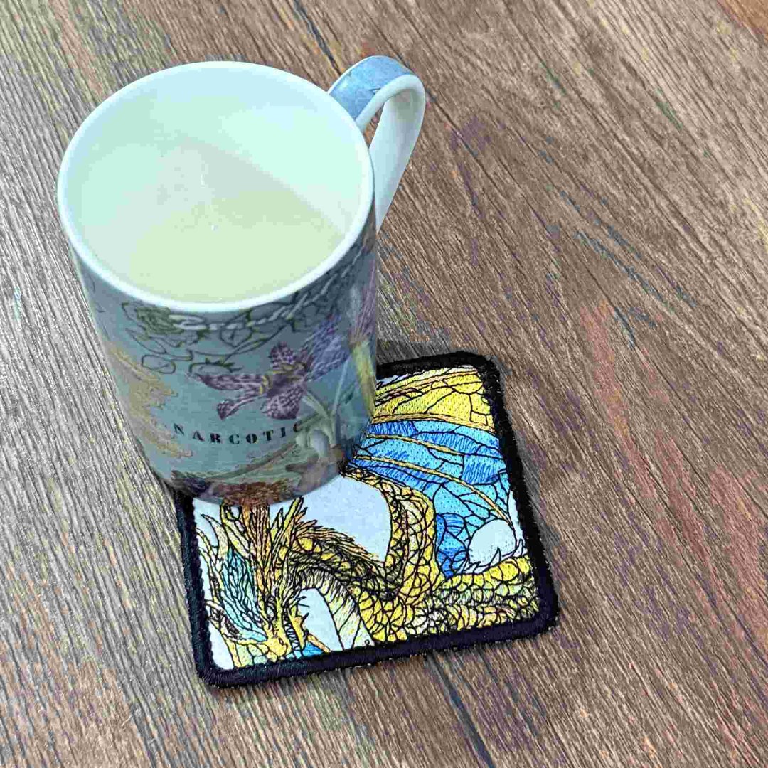 Gold Dragon ITH Coaster
