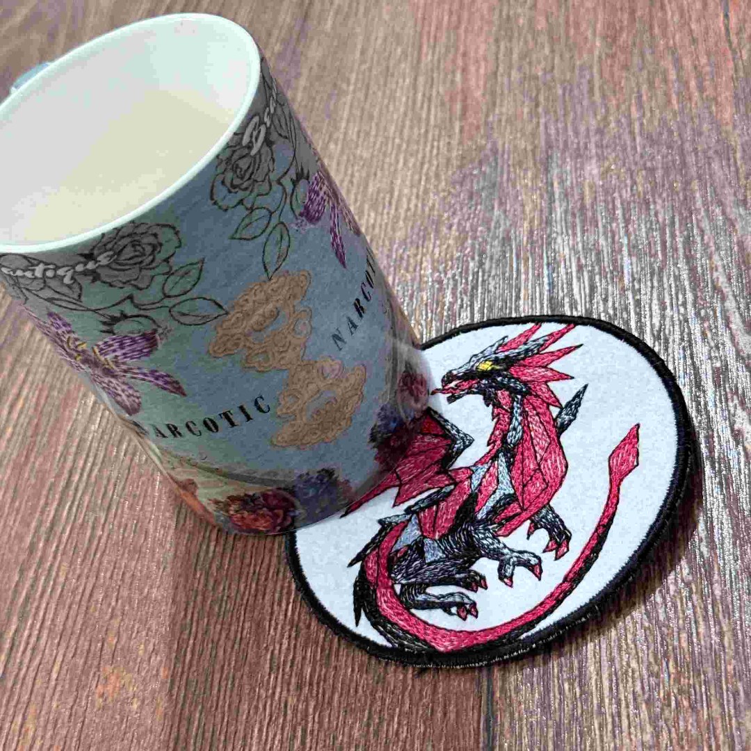 Spiked Mane Dragon ITH Coaster