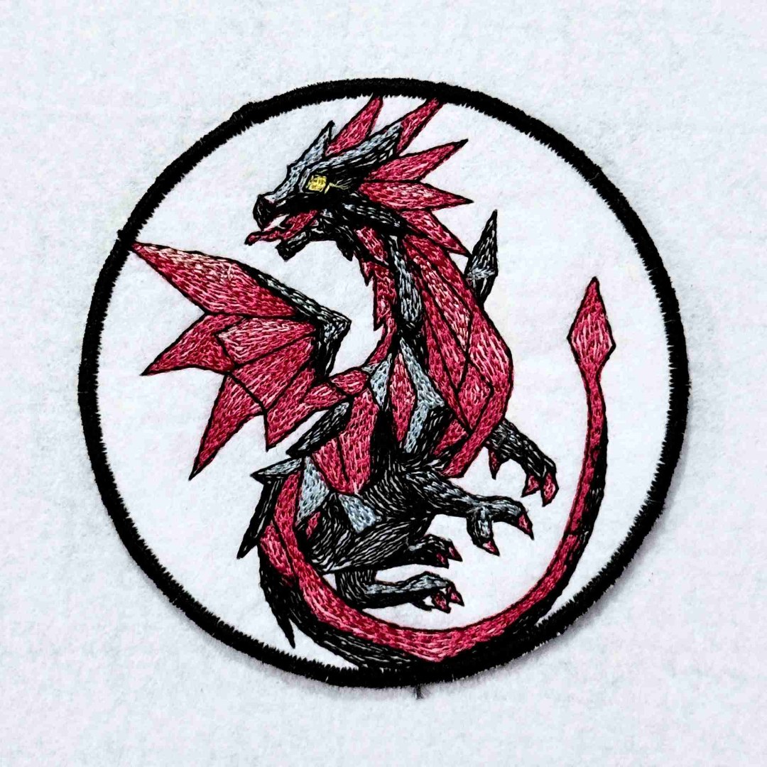 Spiked Mane Dragon ITH Coaster