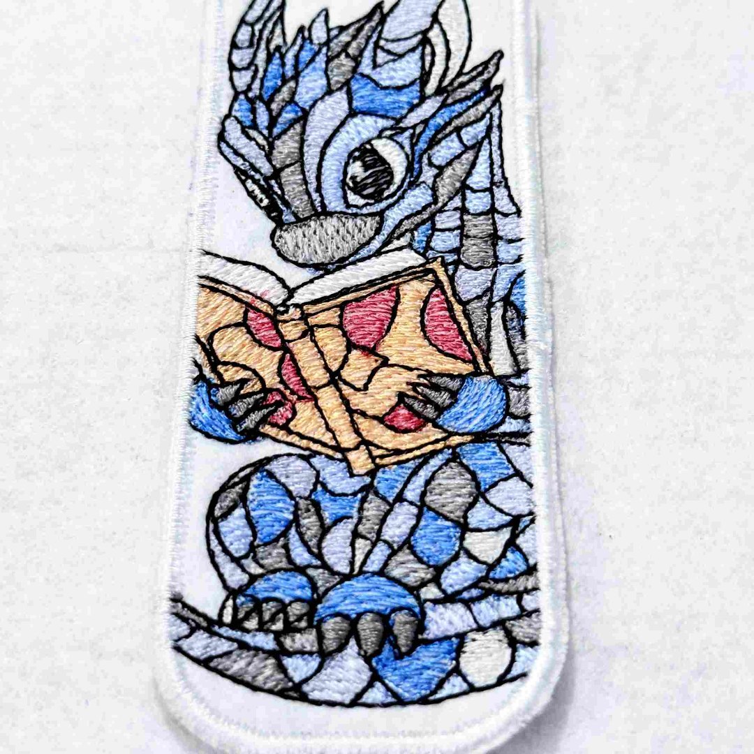 Studious Dragon ITH Bookmark