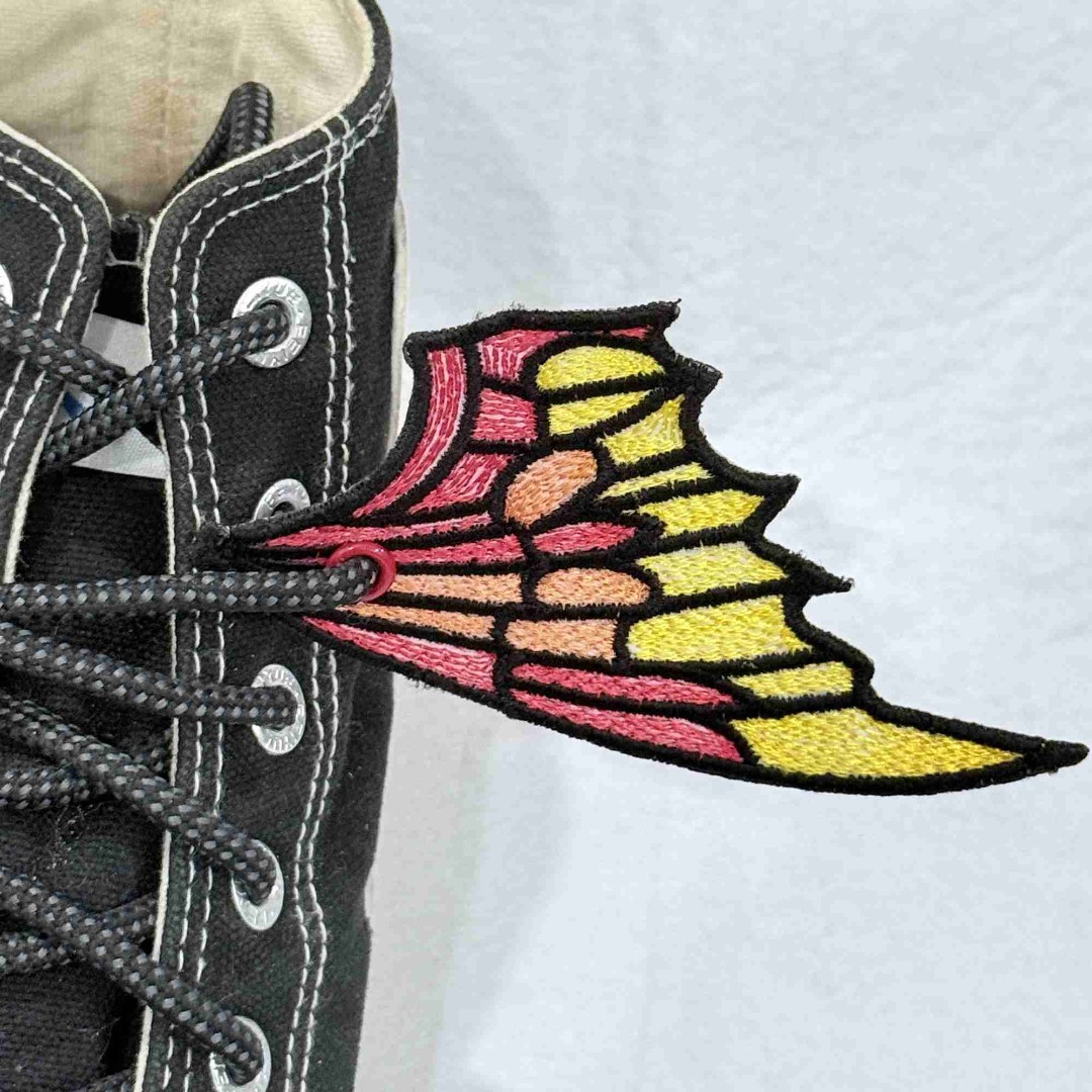 Fiery Dragon ITH Shoe Wing