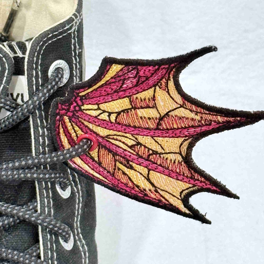 Red Dragon ITH Shoe Wing