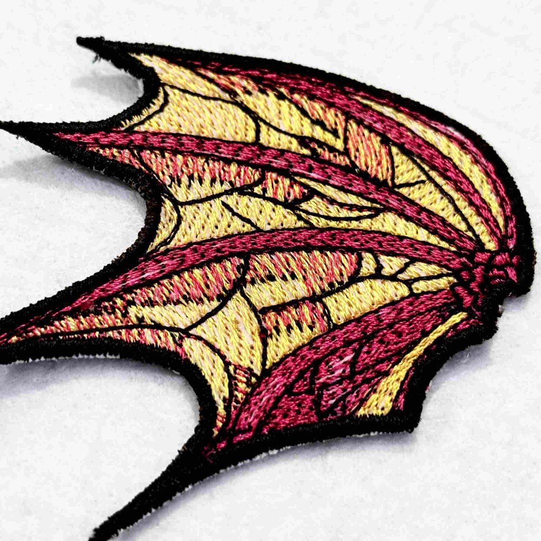 Red Dragon ITH Shoe Wing
