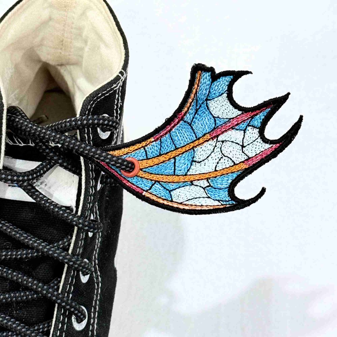 Stained Dragon ITH Shoe Wing