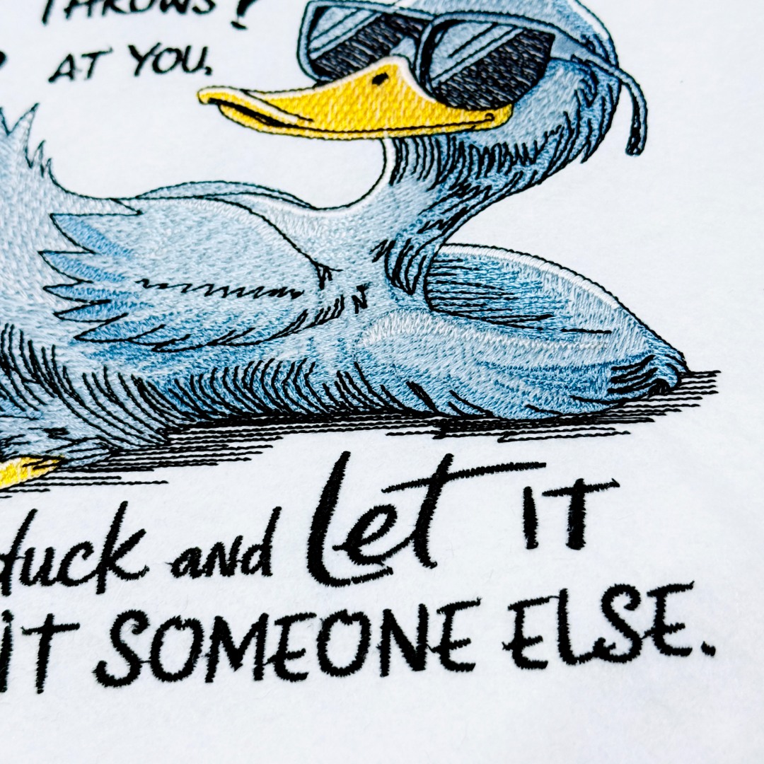 Duck And Let It Hit Someone Else Funny Saying
