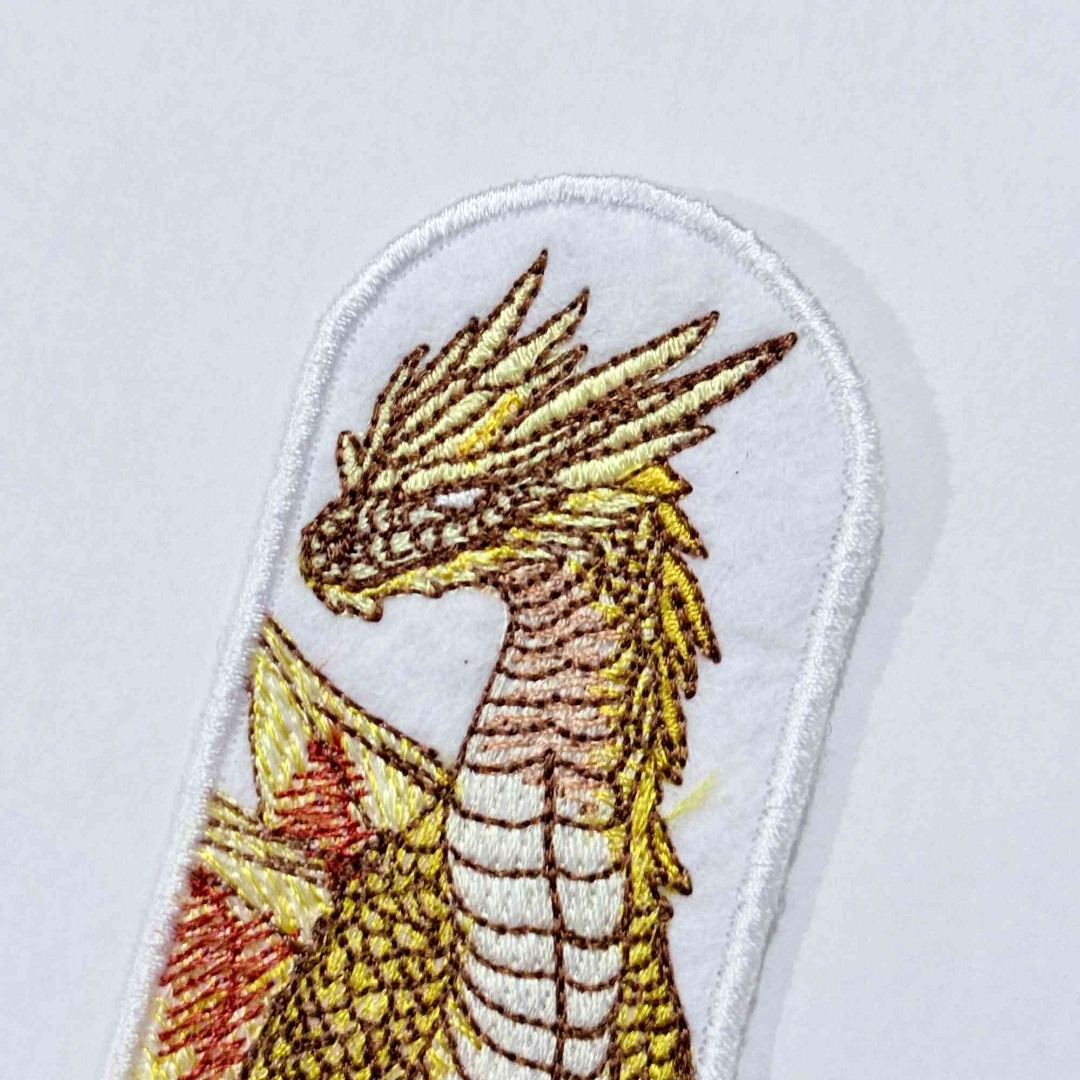 Gold Dragon ITH Bookmark