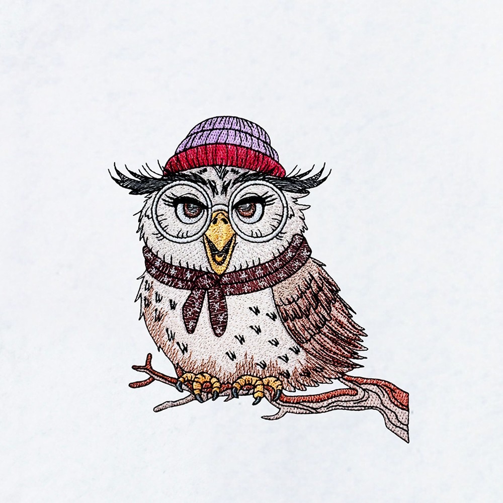 Owl With Glasses