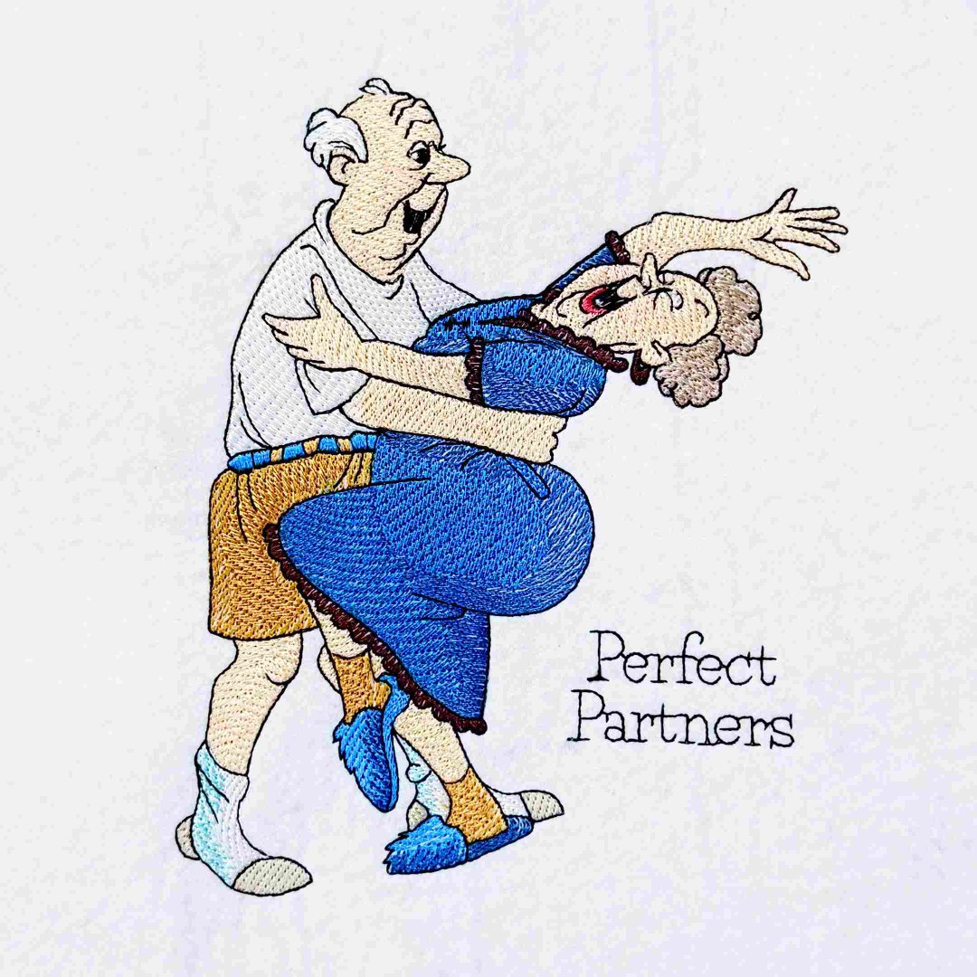 Perfect Partners Dancing Couple